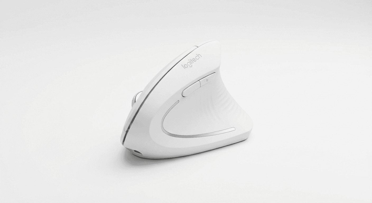 Logitech Lift Left Edition vertical mouse product photo used in Best anti-inflammatory for Left-Handed Users (2026)